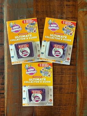 5 Surprise Mini Brands Ultimate Collector's Guide bundle of 3 #Cheestastic